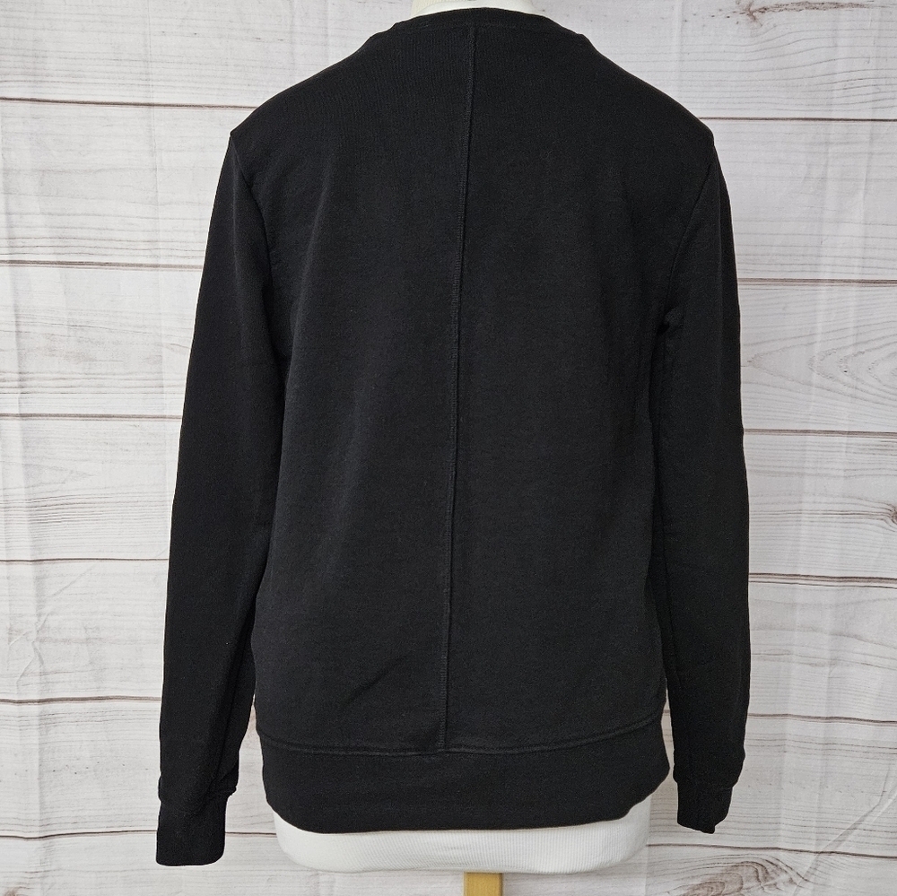 Roberto Cavalli Sport Racing Stripe Sweatshirt Black and Yellow Size Medium - Picture 3 of 10